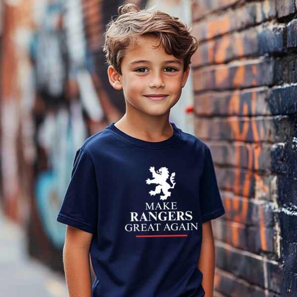 “Make Rangers Great Again” – Navy Blue T-Shirt - Image 4