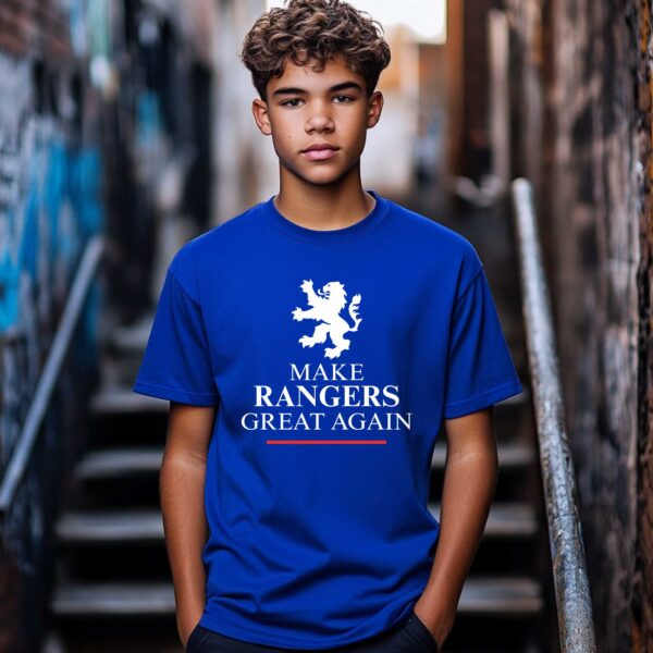 “Make Rangers Great Again” – Royal Blue T-Shirt - Image 4